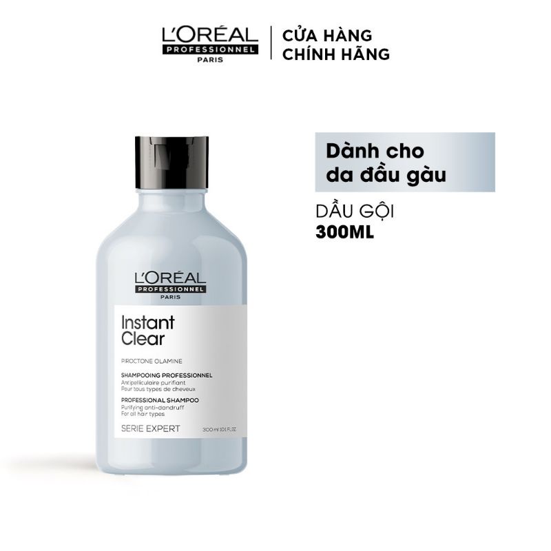 Dầu Gội Loreal Professionnel Ngăn Ngừa Và Làm Sạch Gàu - 300ml - Serie Expert Instant Clear