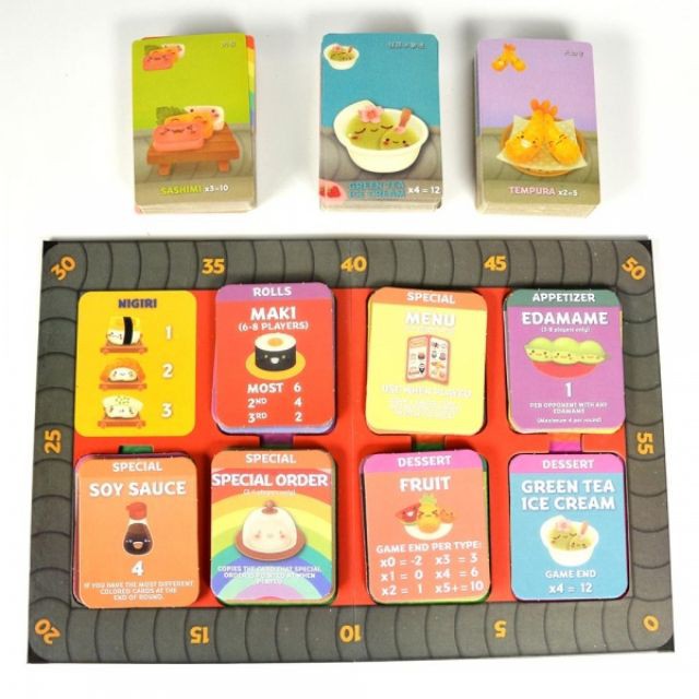 Bộ Bài SUSHI GO! PARTY, Trò Chơi Giải Trí Nhóm Hay Cho 2-5 Người Chơi