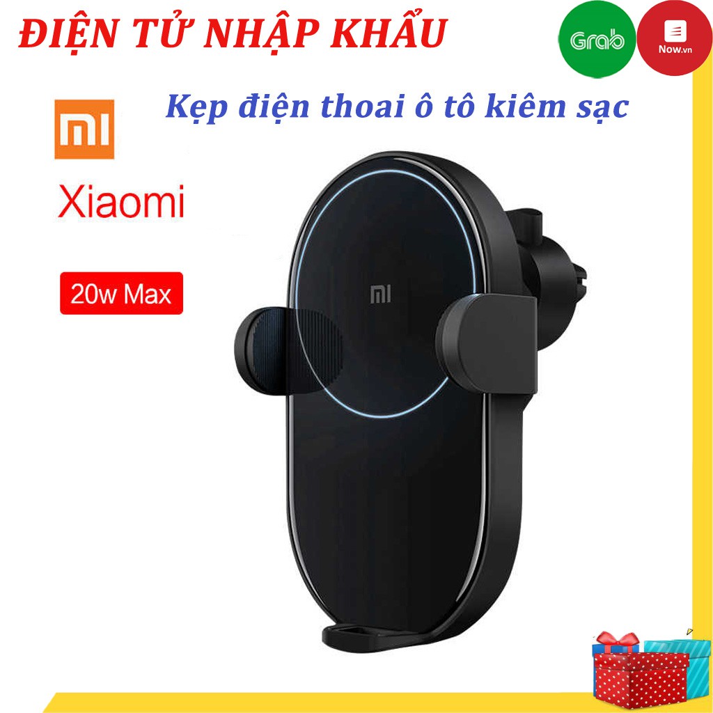 [Mã 157ELSALE hoàn 7% đơn 300K] Giá đỡ điện thoại trên ô tô WCJ02ZM Kẹp điện thoại kiêm sạc không dây xiaomi chính hãng