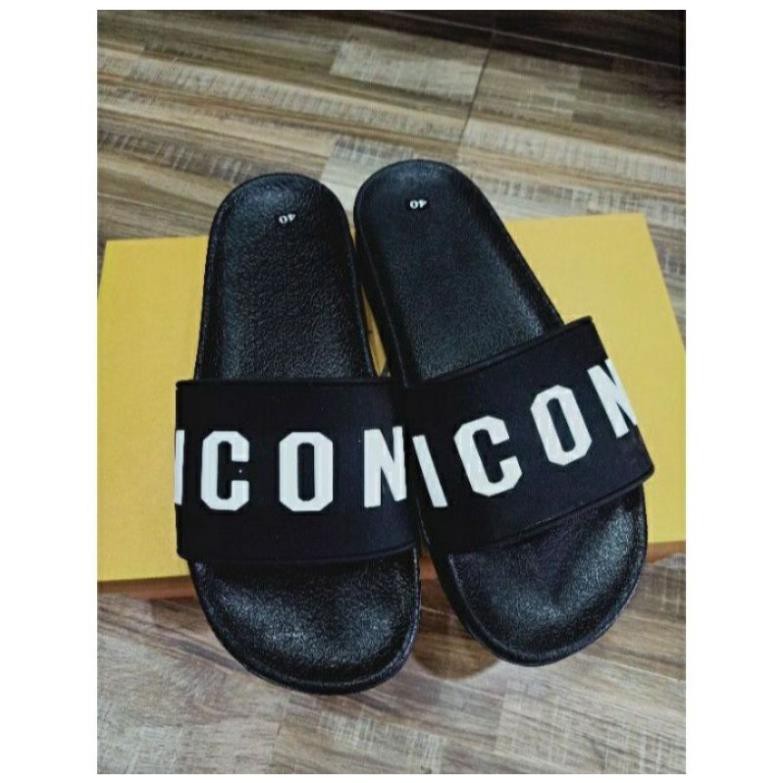 Dép thời trang nam quai ngang icon đế cao 4 cm mang êm chân mẫu