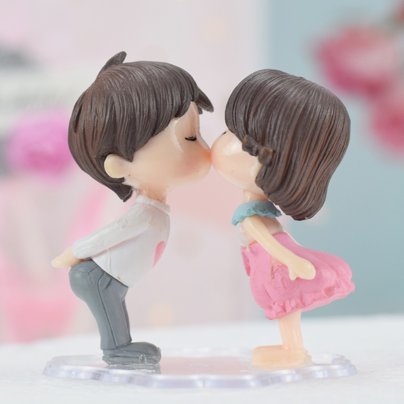 Búp Bê Trang Trí Bánh Sinh Nhật Hình Cặp Đôi Dễ Thương