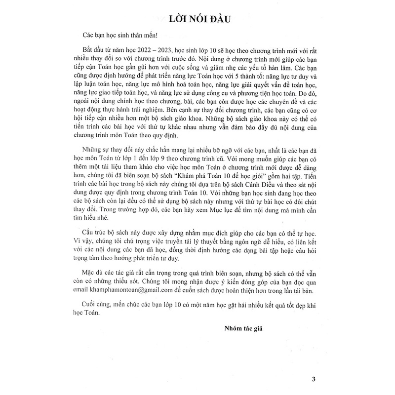 Sách - Khám Phá Toán 10: Để Học Giỏi - Tập 1 (Dùng Kèm SGK Cánh Diều) - HAB