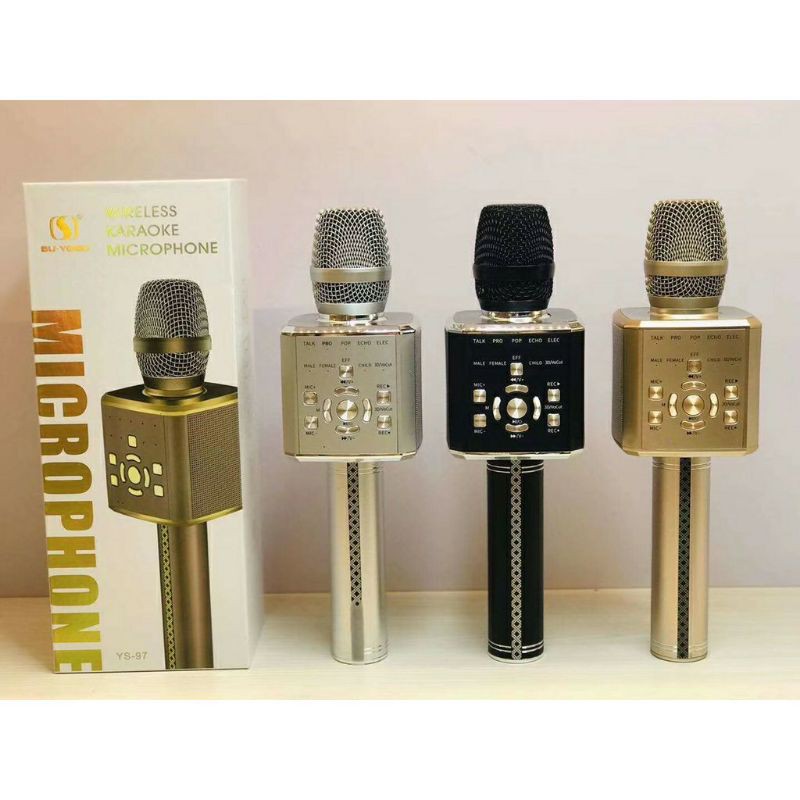 Micro Karaoke YS97 đời cao hơn mic YS95 kèm loa bluetooth