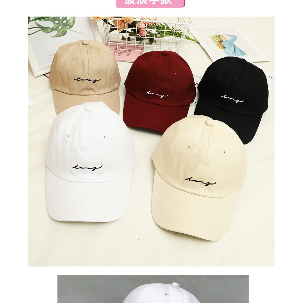 Mũ lưỡi trai, Nón kết thêu chữ phong cách Ulzzang form unisex nam nữ