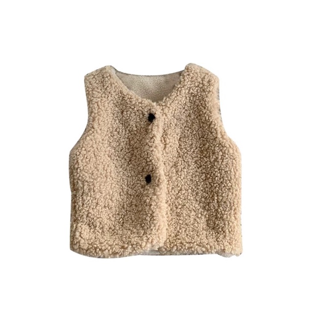 Áo gile lông cừu cho bé trai, gái (hàng od) | BigBuy360 - bigbuy360.vn