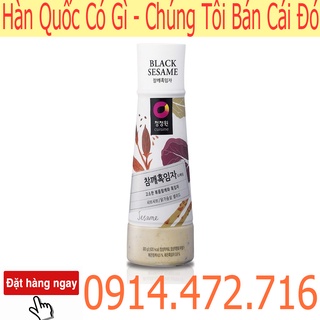 Sốt Salad Dầu Mè Black Sesame Daesang 300 Gram - Nhập Khẩu Hàn Quôc