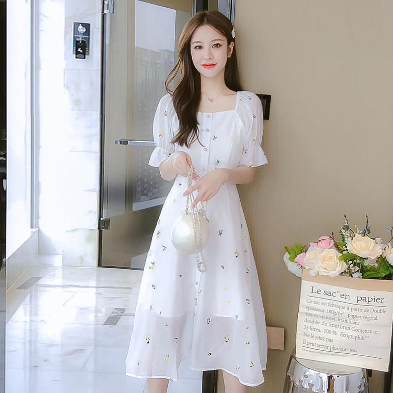 💥VÁY HOẠ TIẾT HOA PHONG CÁCH HÀN QUỐC💥 | BigBuy360 - bigbuy360.vn