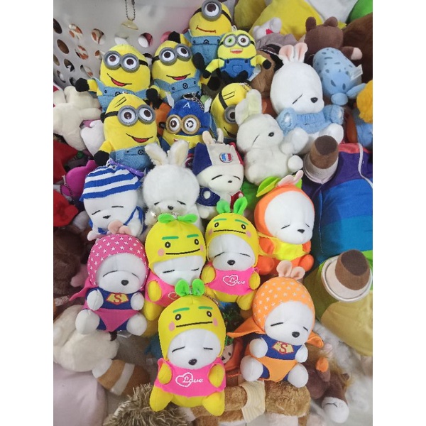 Móc khoá gấu bông mini ,hí size khoảng 7-12cm