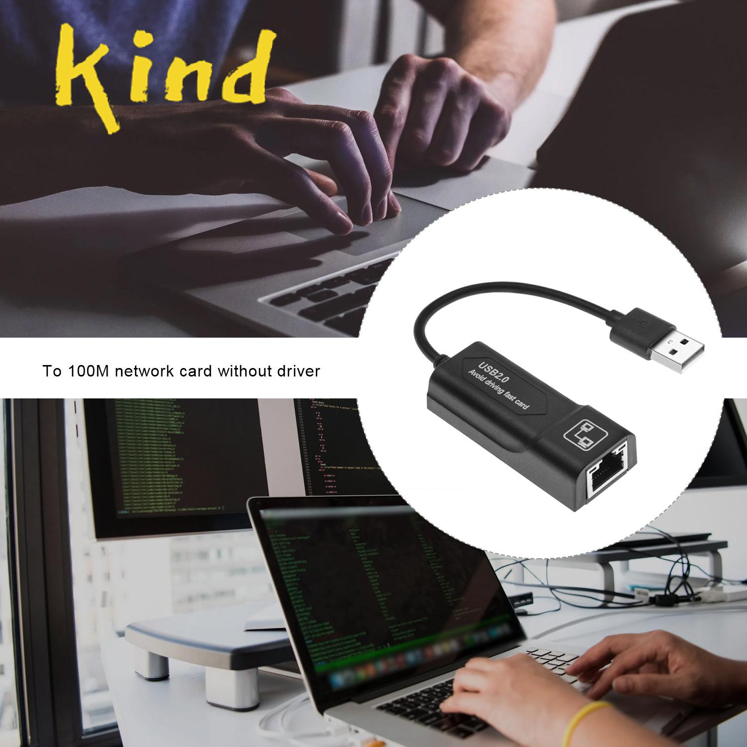 Bộ Chuyển Đổi Mạng Lan Usb 2.0 Sang Rj45 Lan Cho Win7 / Win8 / Win10 | BigBuy360 - bigbuy360.vn