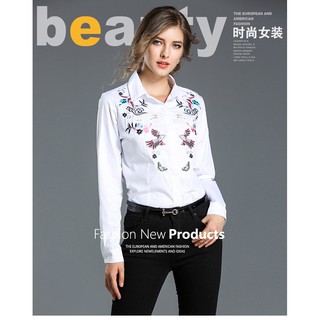 Sơ mi thêu hoa cao cấp