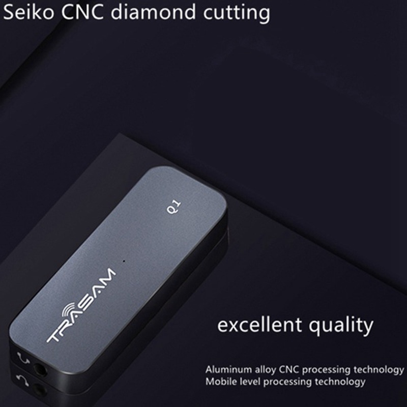 Bộ Khuếch Đại Âm Thanh Mini Trasam Q1 Hifi 192khz Usb C Sang 3.5mm Dac Cho Tai Nghe Loại C