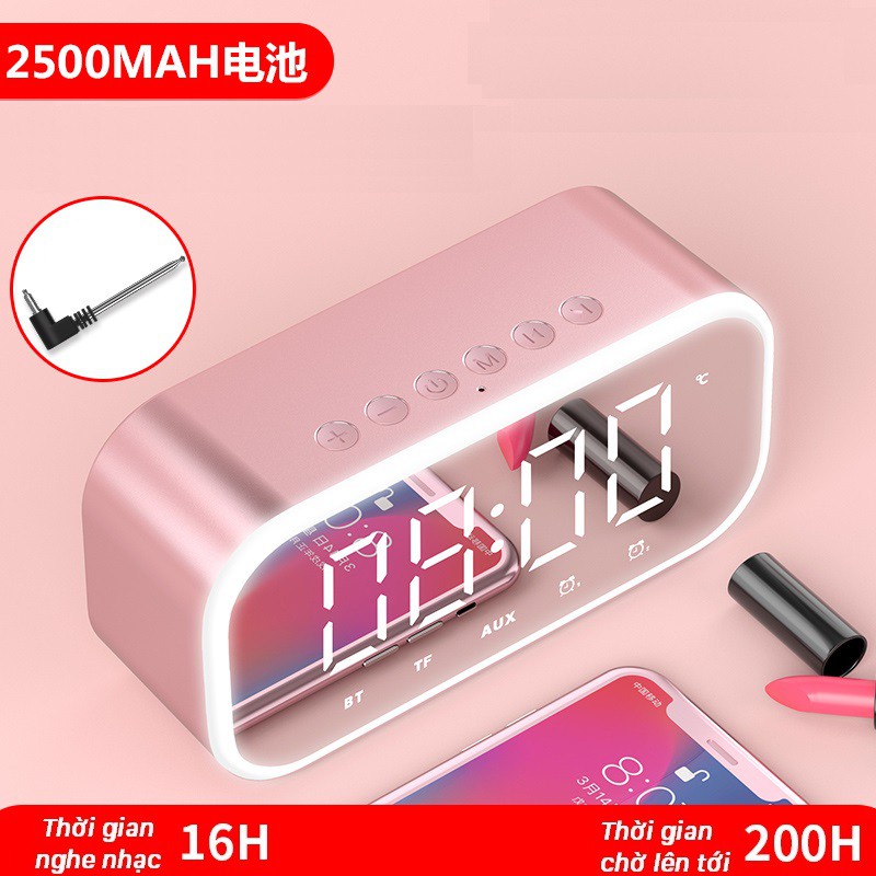 [CHÍNH HÃNG] Loa Bluetooth kiêm đồng hồ báo thức WIN H8 – Phiên bản cao cấp nhất 2500mAh