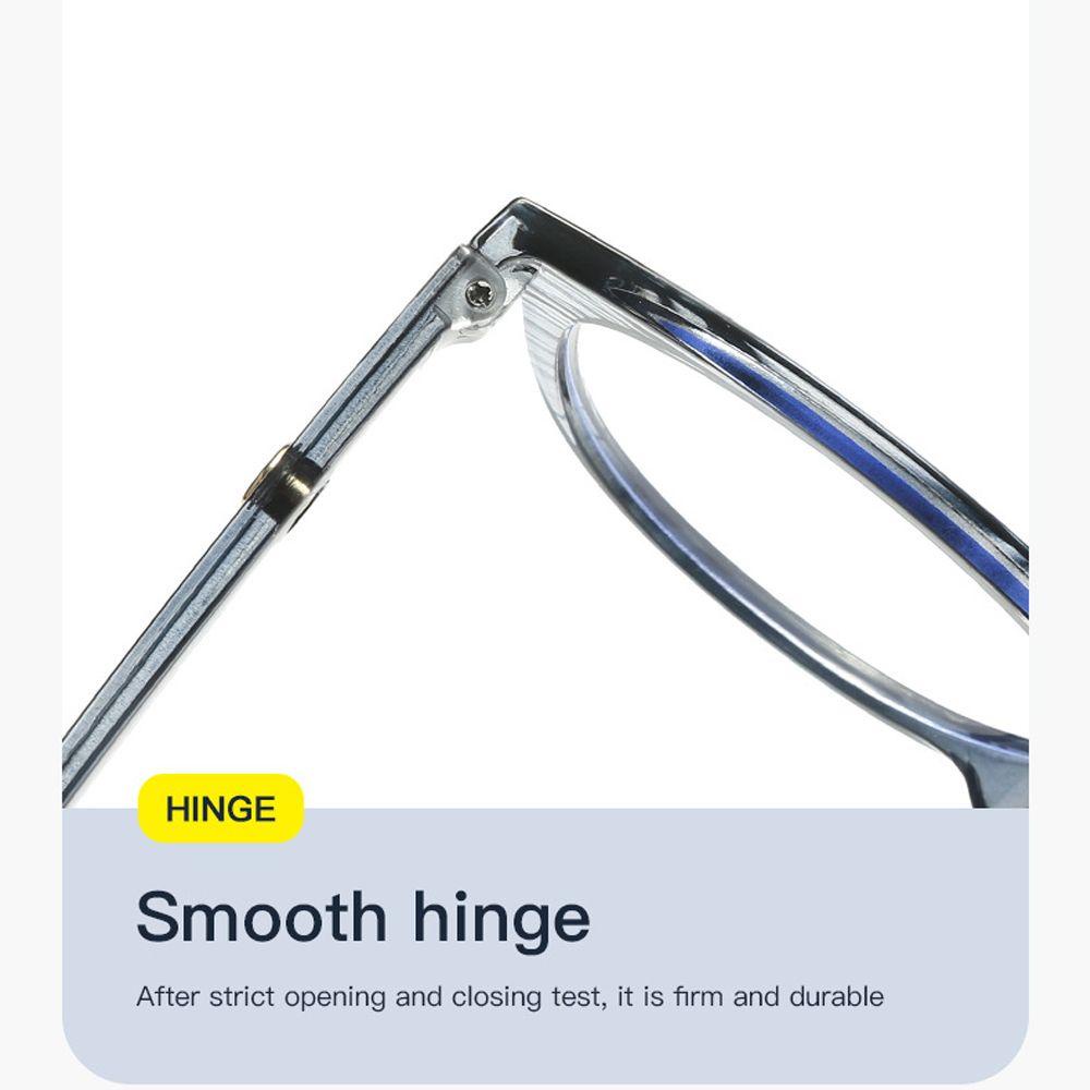 Mắt Kính Gọng Tròn Chống Tia UV Màu Xanh Dương Thời Trang