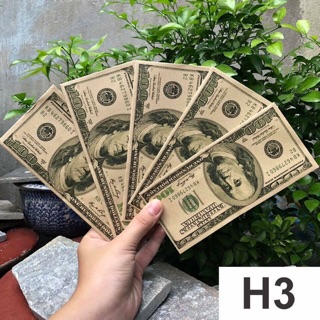 Bao lì xì tiền đô 100 cái 80k