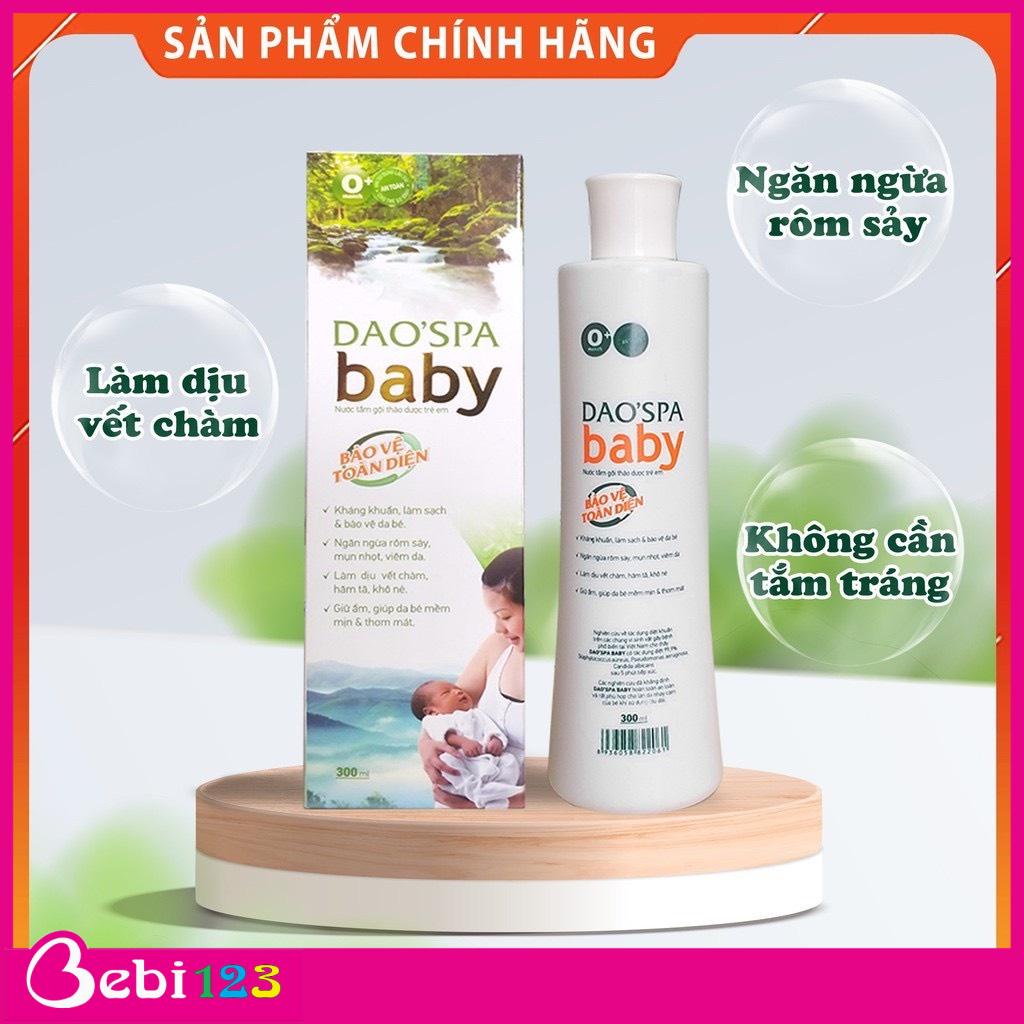 Nước tắm gội thảo dược DAO SPA BABY 150ml cho bé