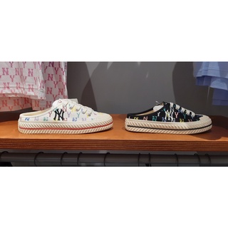 Giày Mule/ hở gót monogram MLB Chính hãng