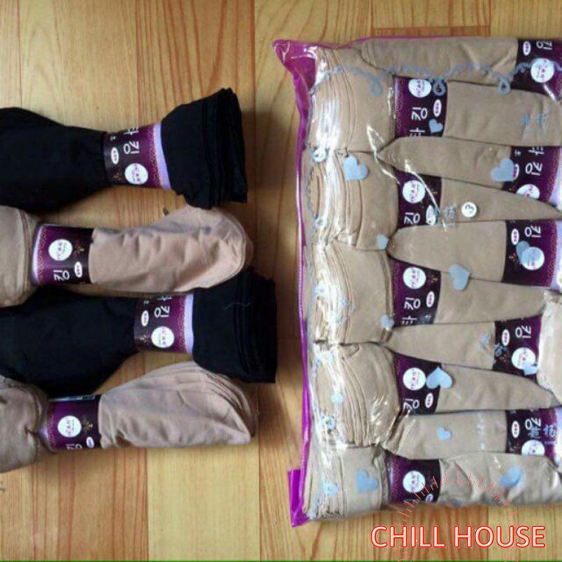 Combo 10 Đôi Tất Giấy Siêu Dai/ Cổ Ngắn T761 - CHILLHOUSE