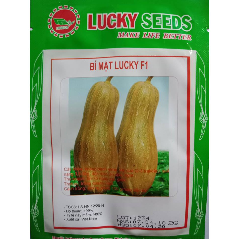 Bán buôn Hạt giống Bí Mật - 2gr bao đẹp