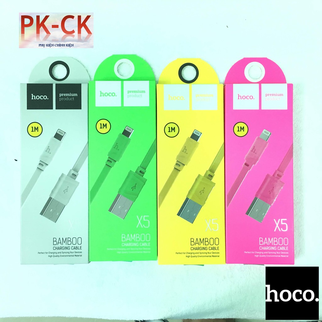 Cáp HOCO X5 dài 1M cho IPhone Bh 12T