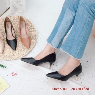 GIÀY CAO GÓT VAGA 5P CHẤT DA THẬT BỀN BỈ