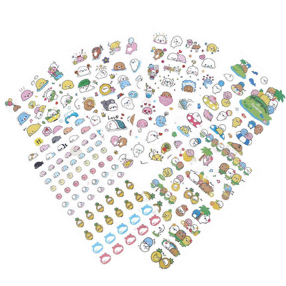 Bộ 6 Sticker Hình Động Vật Dễ Thương