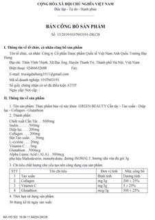 Nước ép cần tây green beauty