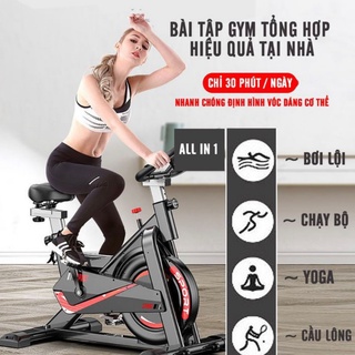 Xe đạp tập thể dục tại nhà JOBUR - Xe đạp thể thao trong nhà Khung thép chắc chắn màn hình điện tử cao cấp