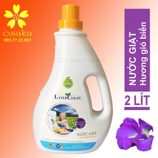 Nước giặt máy hữu cơ Layer Clean hương Gió Biển chai 2L