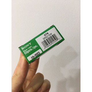 Hộp 10 viên pin muRata - Sony SR521SW G0 AG0 LR96 379A SR521 Nhật Bản