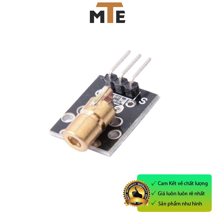 Đầu phát tia laze 5V KY-008 - Module laser sáng đỏ hội tụ 5V