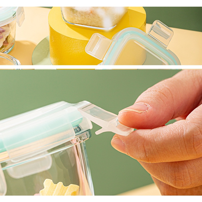 Hũ thủy tinh trữ đông đồ ăn dặm cho bé