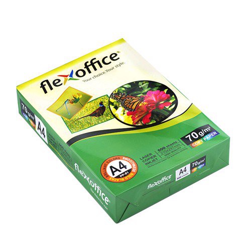 Giấy In A4 Thiên Long Flexoffice PP-01- 70gsm- 500 tờ/ream- Chất Lượng Cao