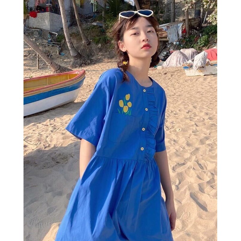 VÁY BABY DOLL TRẮNG THÊU HOA | BigBuy360 - bigbuy360.vn