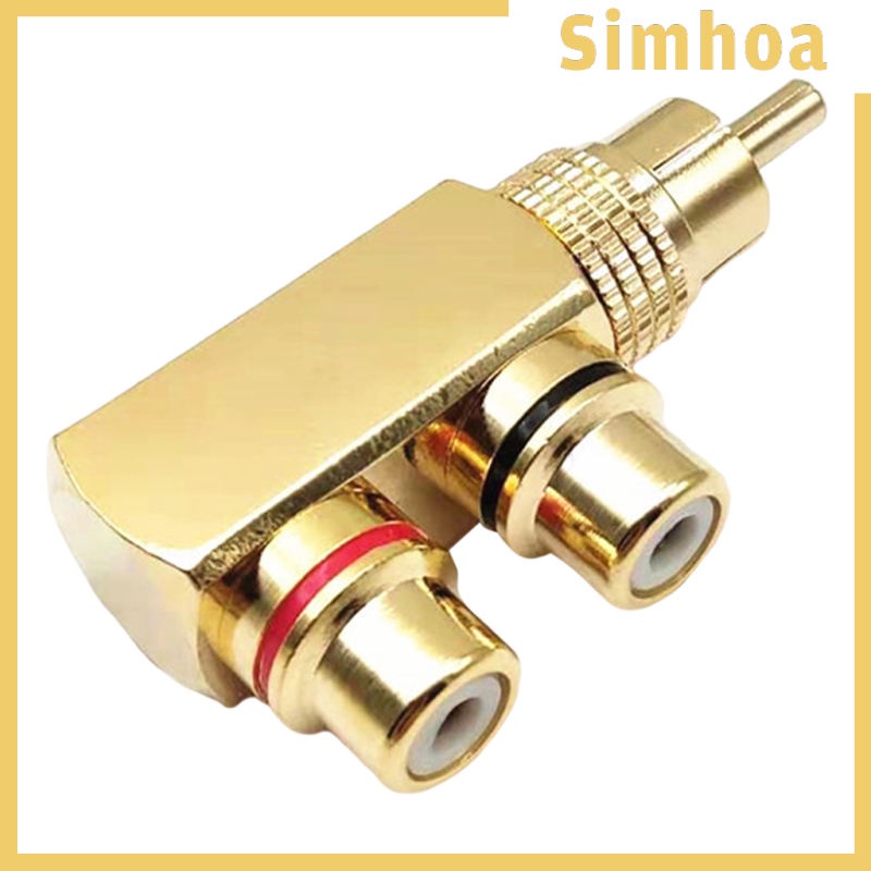 Bộ chia tín hiệu âm thanh RCA 90 độ
