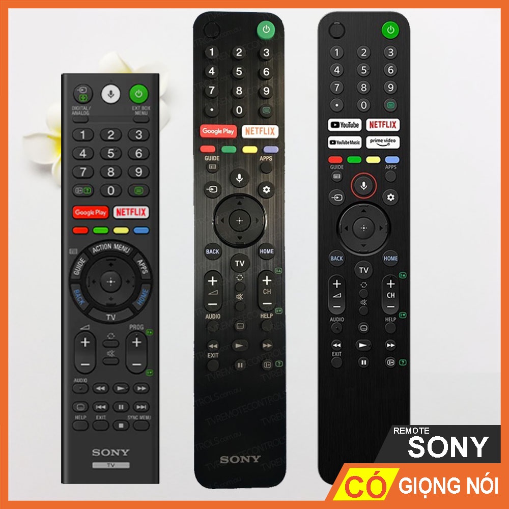 Điều Khiển tivi SONY Giọng Nói (TX200P, TX310P, TX500P, TX520P) - Remote TiVi Sony Giọng Nói Chính Hãng