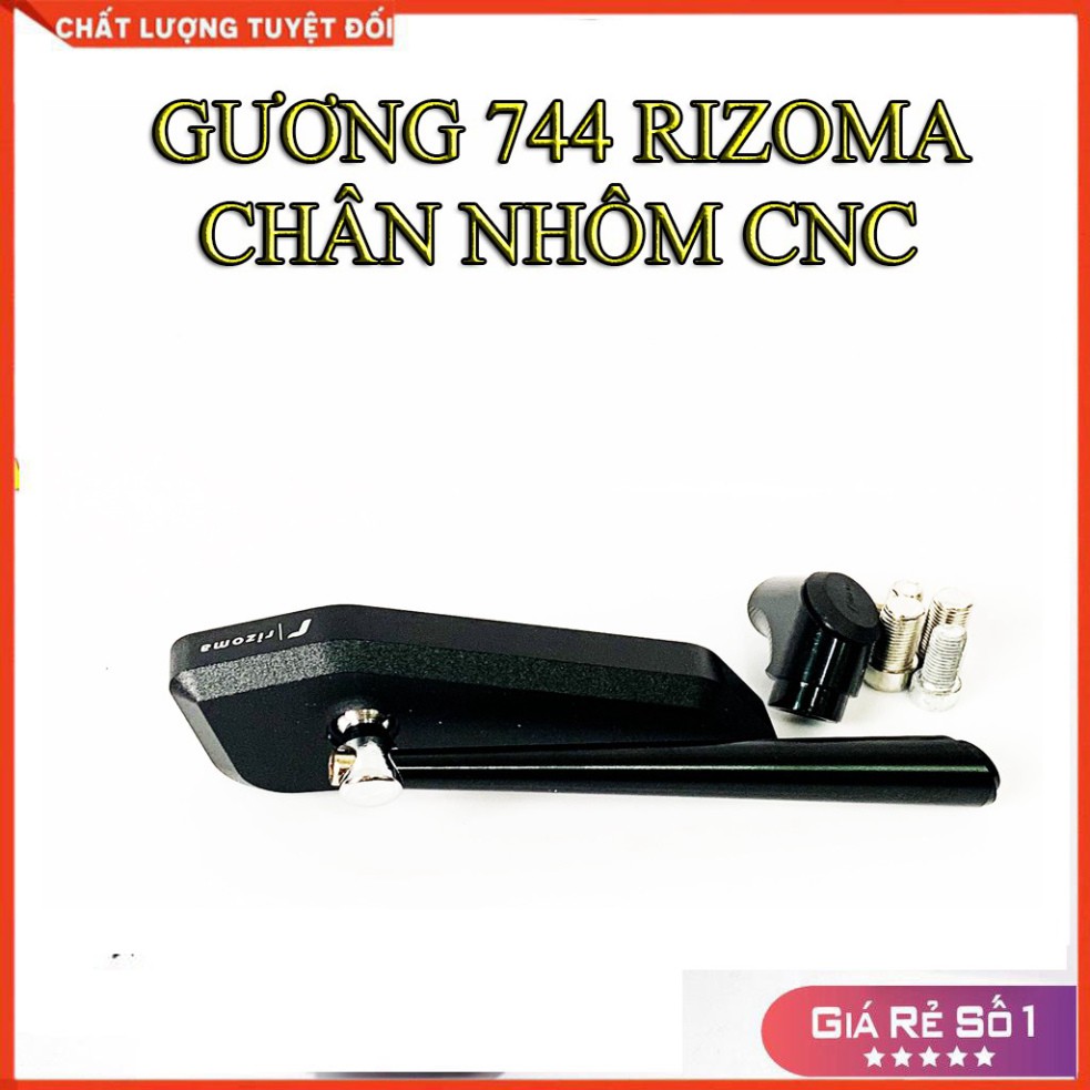 GƯƠNG CHIẾU HẬU RIZOMA 744 CHÂN GƯƠNG XÉO (GIÁ 1 CHIẾC)