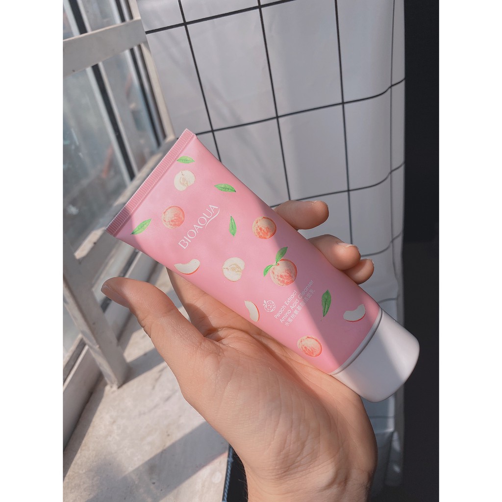 Sữa Rữa Mặt ĐÀO TƯƠI 🍑 72653 BIOAQUA PEACHEXTRACT 100ml Dưỡng Ẩm Cho Da Auth Nội Địa | BigBuy360 - bigbuy360.vn