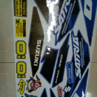 Tem xe ( Raider fi 150-xe full xanh)