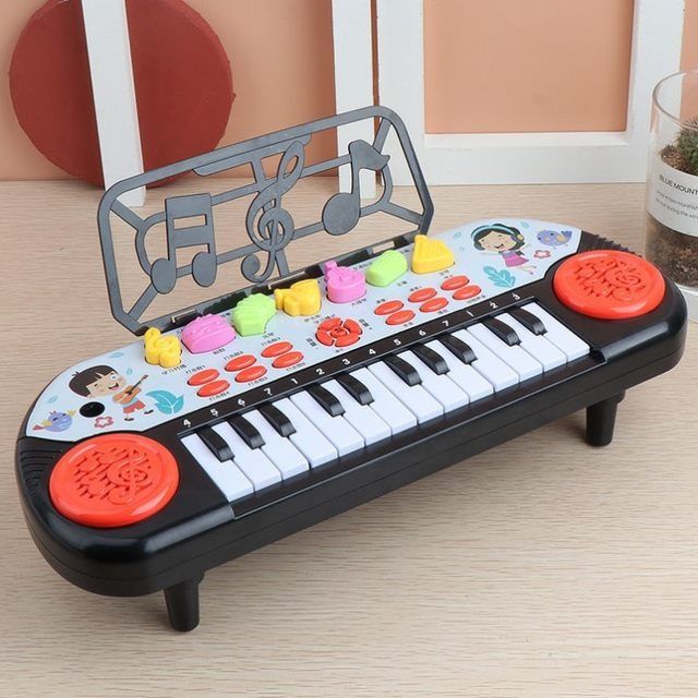 [Hàng mới về] Đồ chơi âm nhạc Đàn Piano có giá kê cho bé