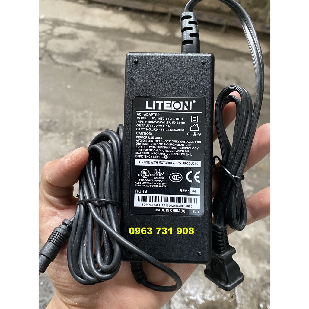 Nguồn sạc 12V-2.5A chính hãng Liteon | BigBuy360 - bigbuy360.vn