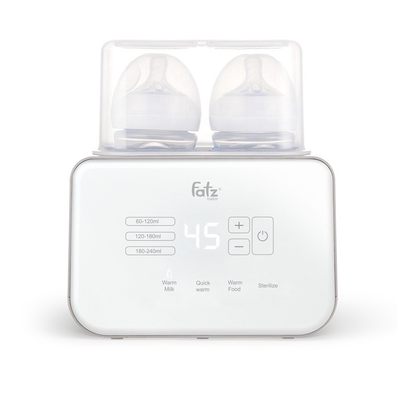 Máy hâm sữa tiệt trùng điện tử 2 bình Fatzbaby Duo 5