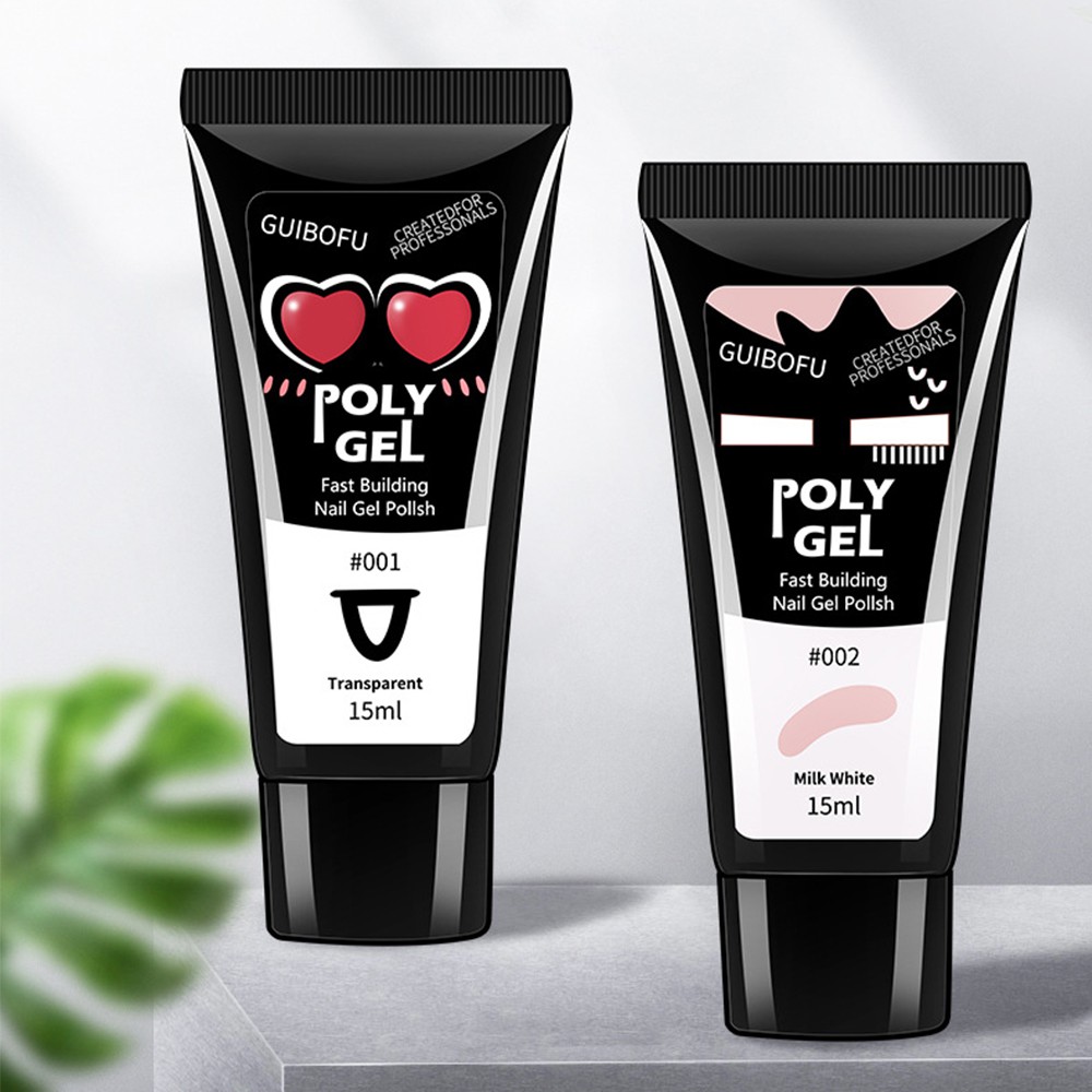 Gel gôm đắp móng Polygel tạo làm móng giả nhanh chóng