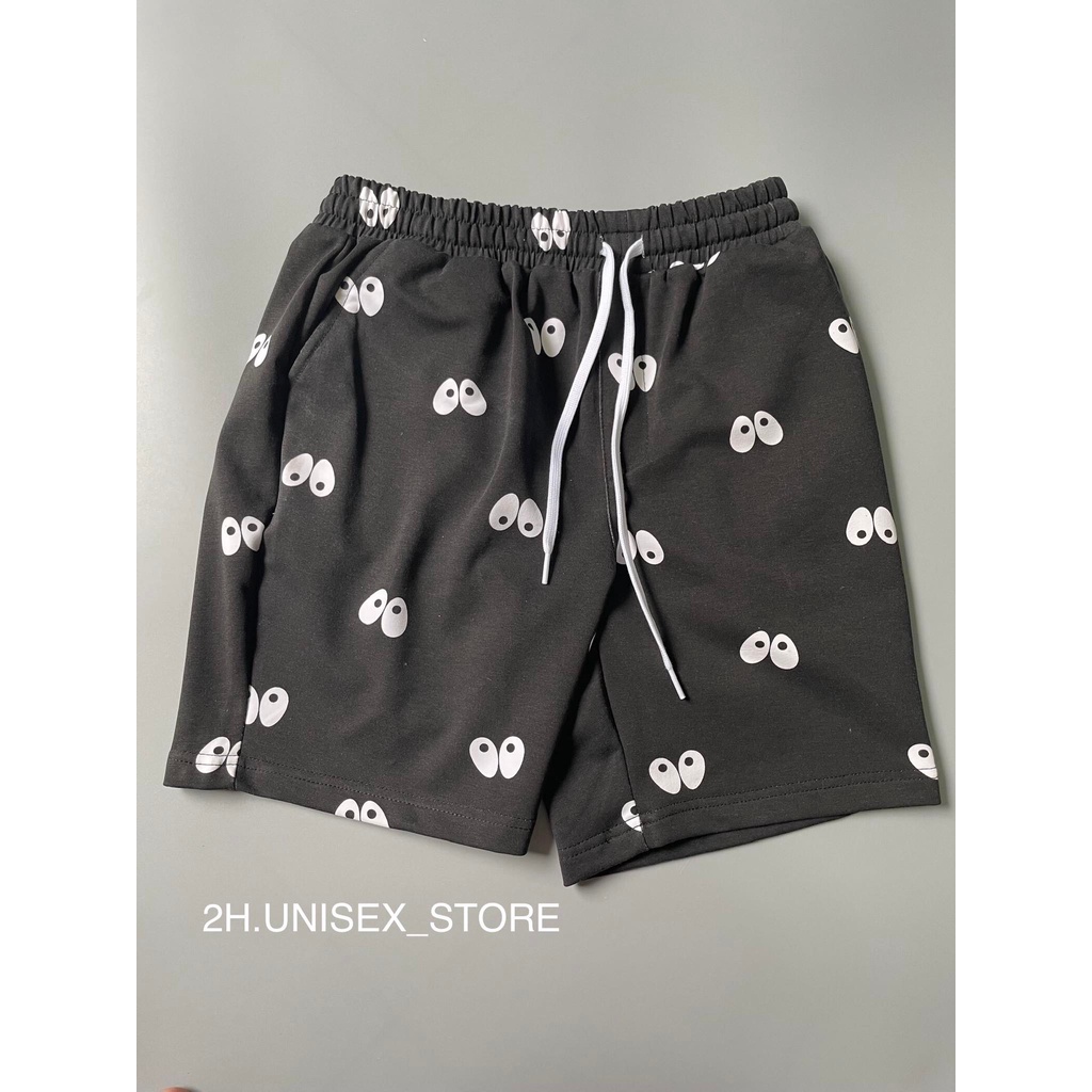 QUẦN SHORT THUN NAM NỮ IN HOA TIẾT THỜI 2H.UNISEX_STORE