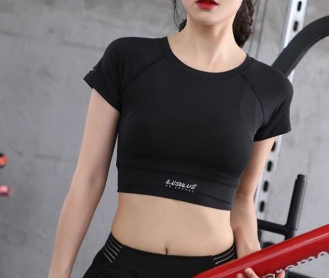 Áo thể thao croptop tập gym yoga nữ