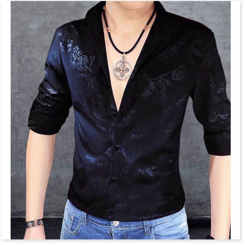 ÁO SƠ MI NAM TAY DÀI , CỰC CHẤT HỌA TIẾT BAO ĐẸP DÀNH CHO GIỚI TRẺ LANA FASHION