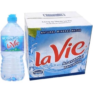 Thùng nước khoáng La Vie nắp thể thao 750ml