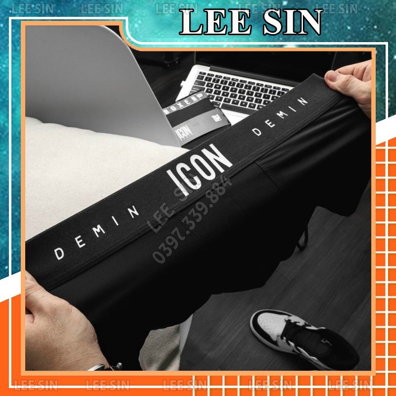 Quần sịp đùi nam Icon Demin chất thun lạnh chính phẩm, Quần lót nam siêu mát mịn | Lee Sin