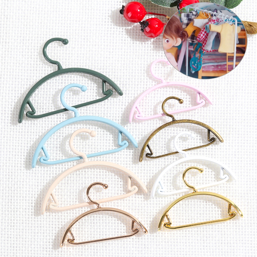 Set 10/20 Móc Treo Búp Bê Kim Loại 4cm/5cm 1/6