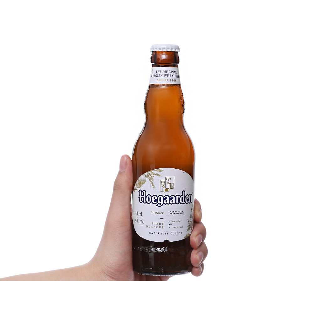 Thùng 24 chai bia Hoegaarden 330ml cực đã