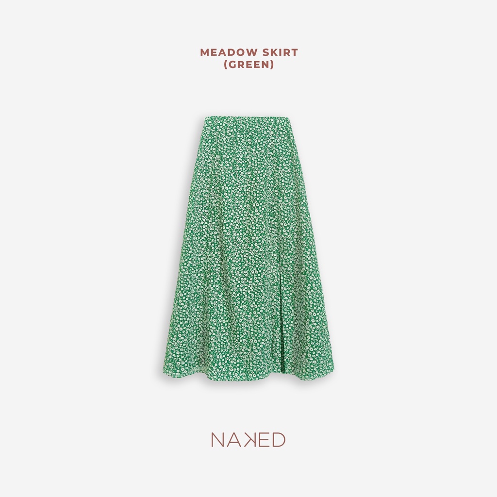 Chân Váy Hoa xẻ tà Naked by V - Meadow Skirt